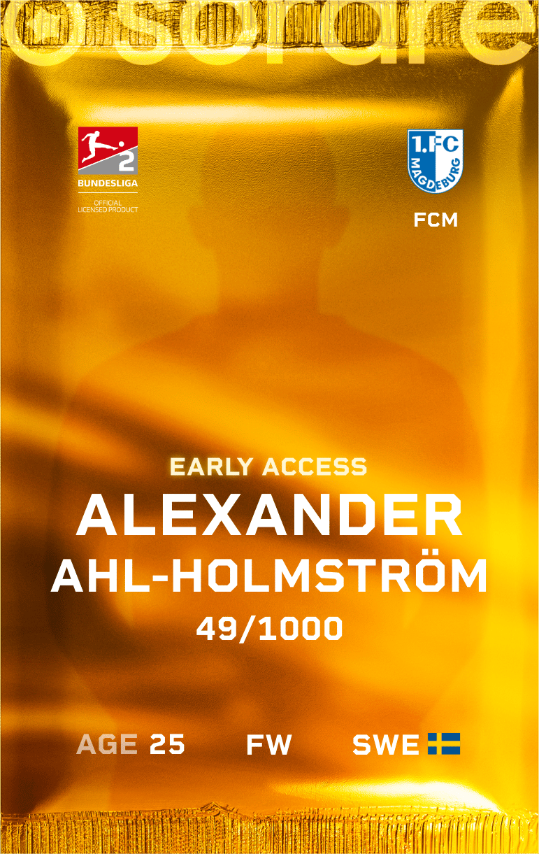 Alexander Ahl-Holmström 2024-25 • Limited 49/1000