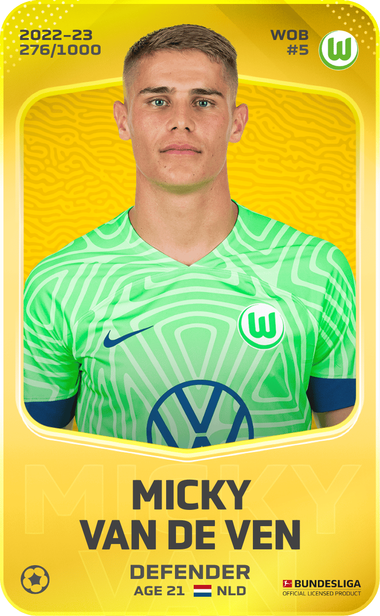 Micky van de Ven 2022-23 • Limited 276/1000
