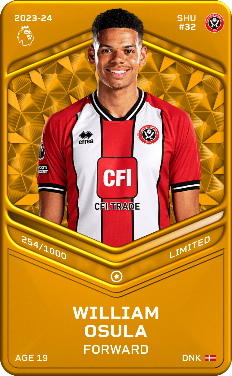 William Osula 2023-24 • Limited 254/1000