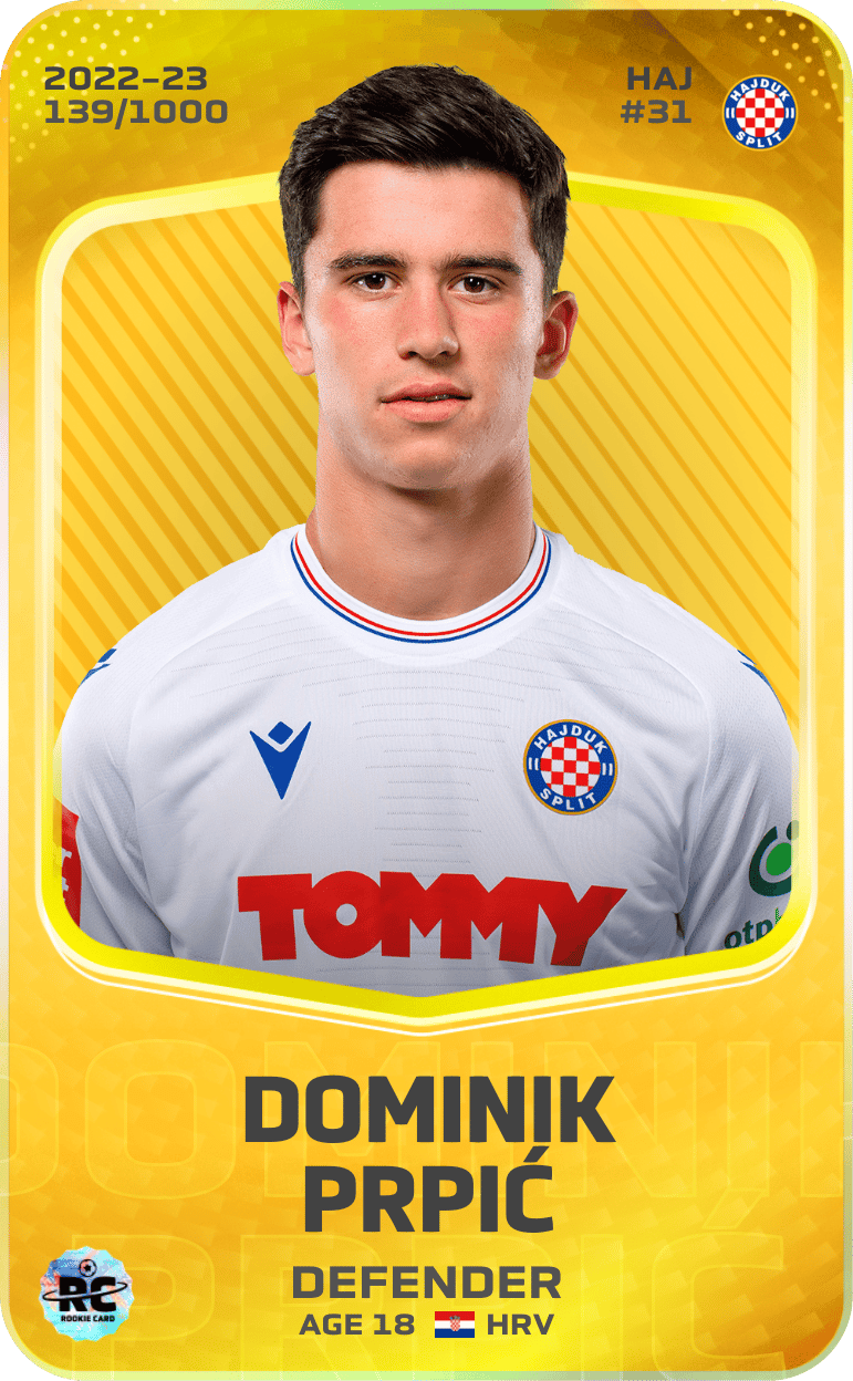 Dominik Prpić 2022-23 • Limited 139/1000