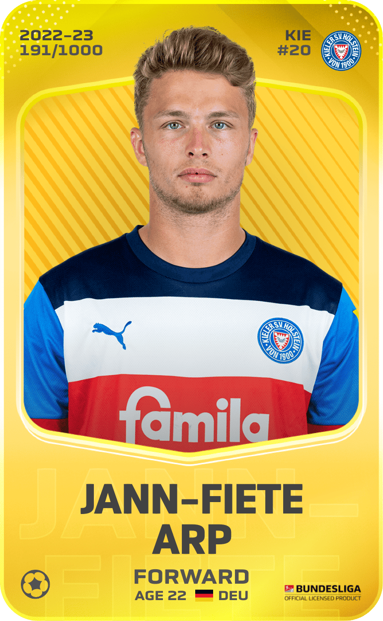 Jann-Fiete Arp 2022-23 • Limited 191/1000
