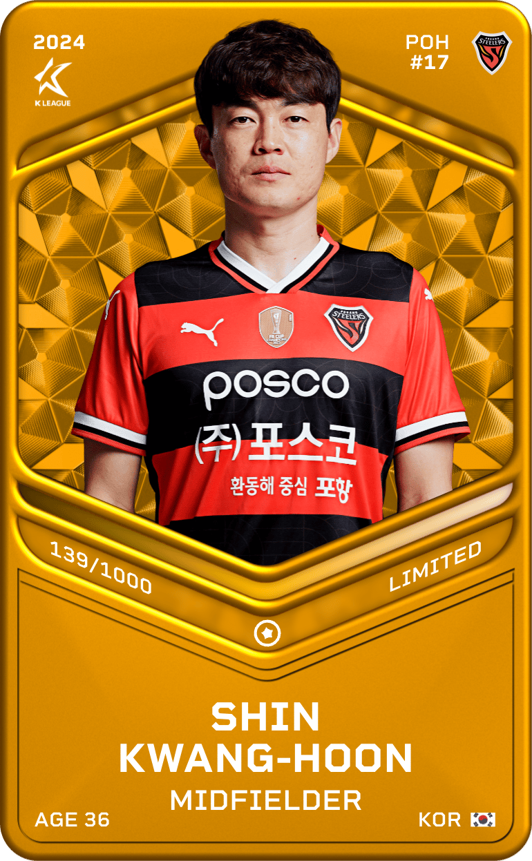 Shin Kwang-Hoon 2024-25 • Limited 139/1000
