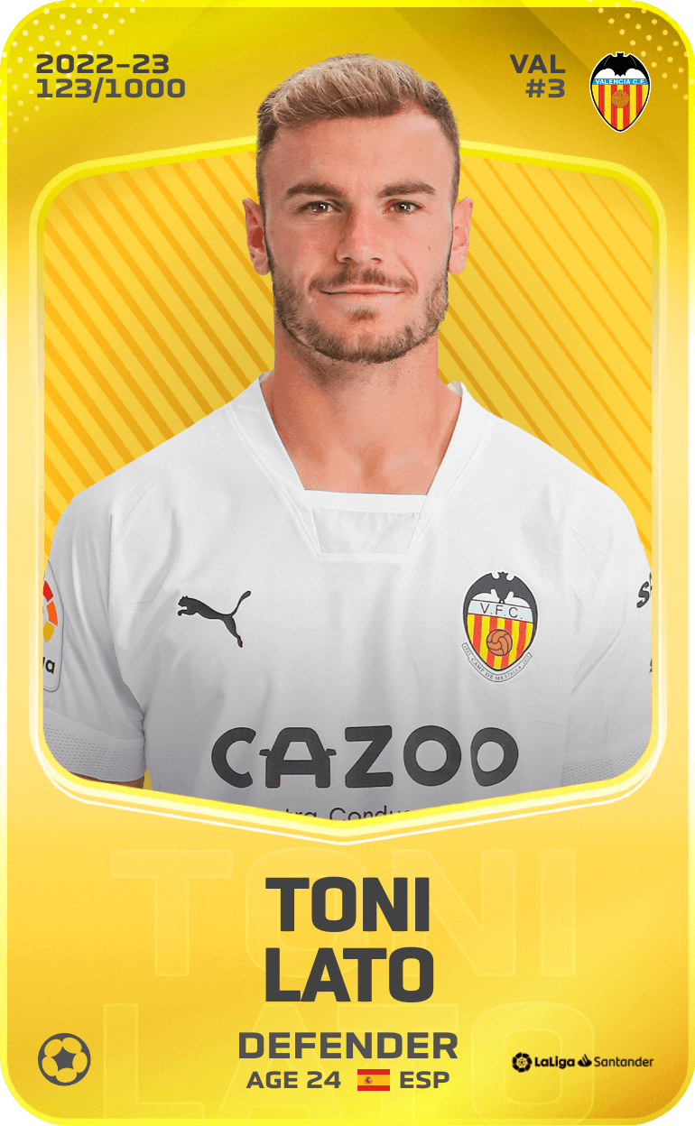 Toni Lato 2022-23 • Limited 123/1000