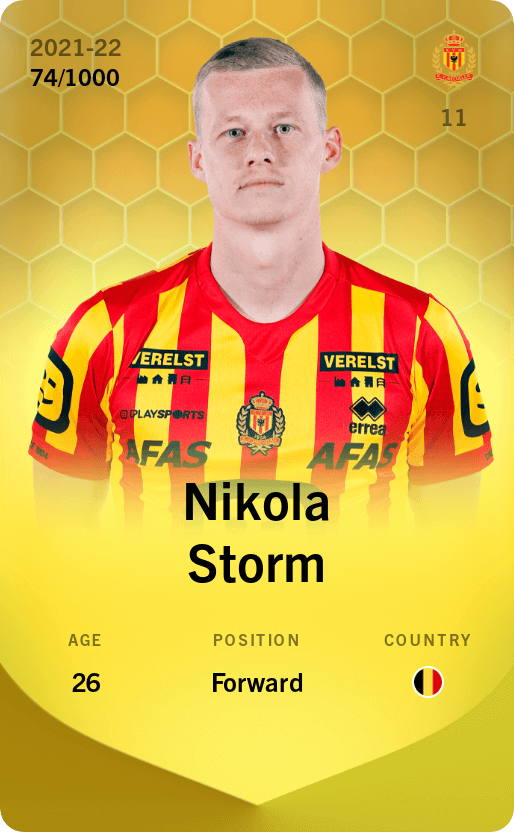 Nikola Storm 2021-22 • Limited 74/1000