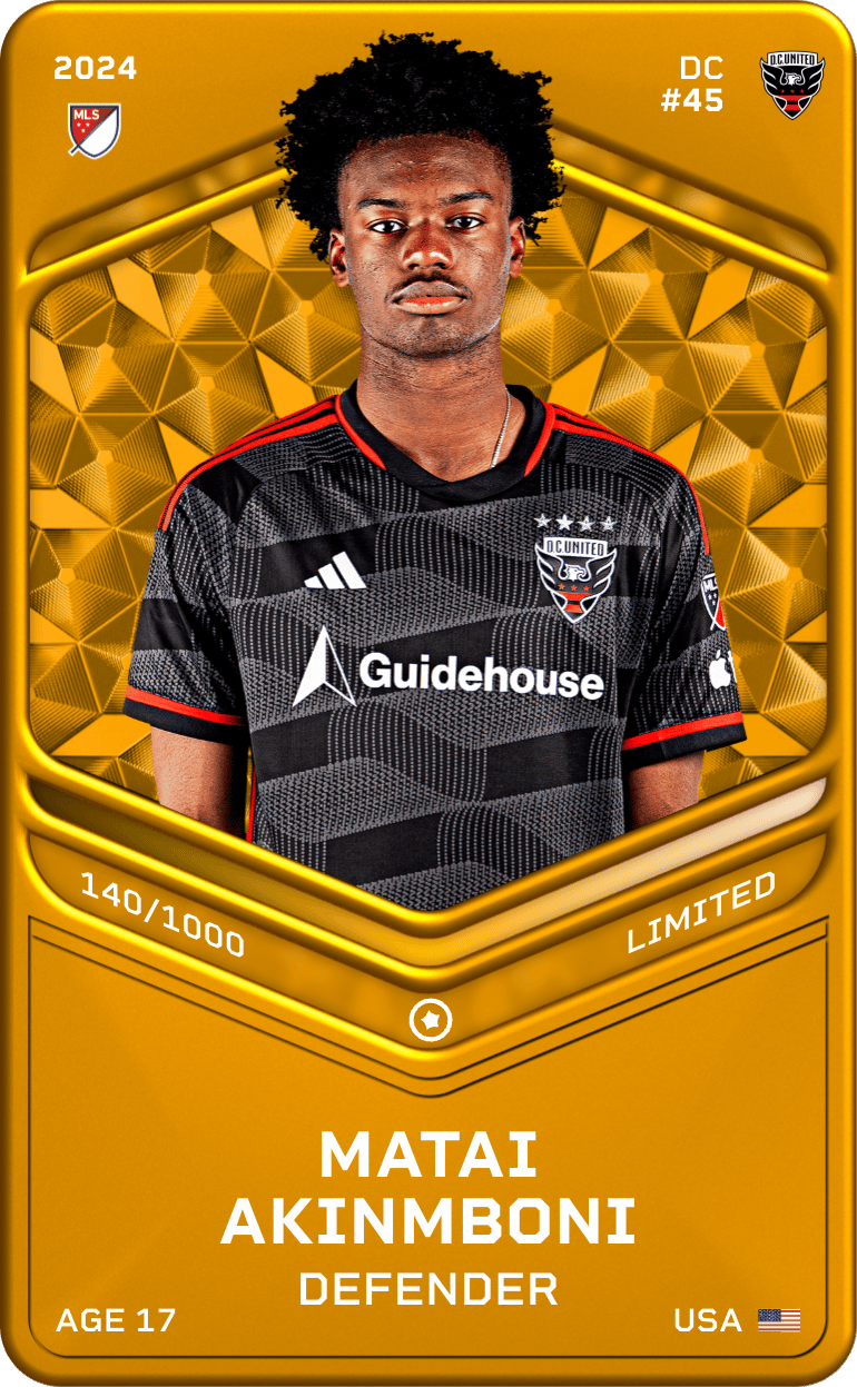 Matai Akinmboni 2024-25 • Limited 140/1000