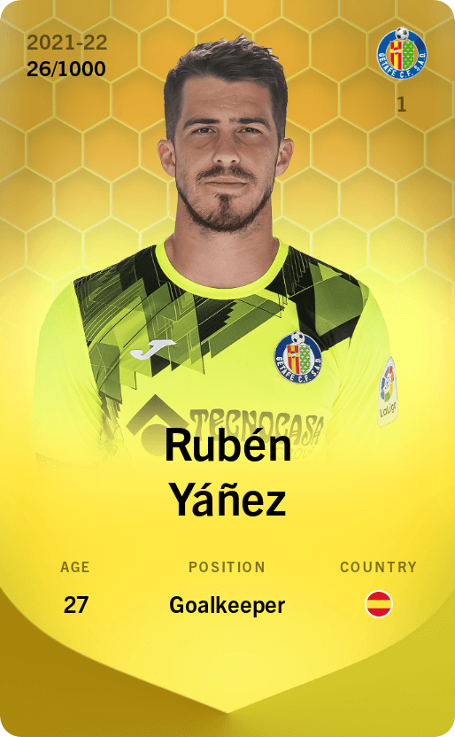 Rubén Yáñez 2021-22 • Limited 26/1000