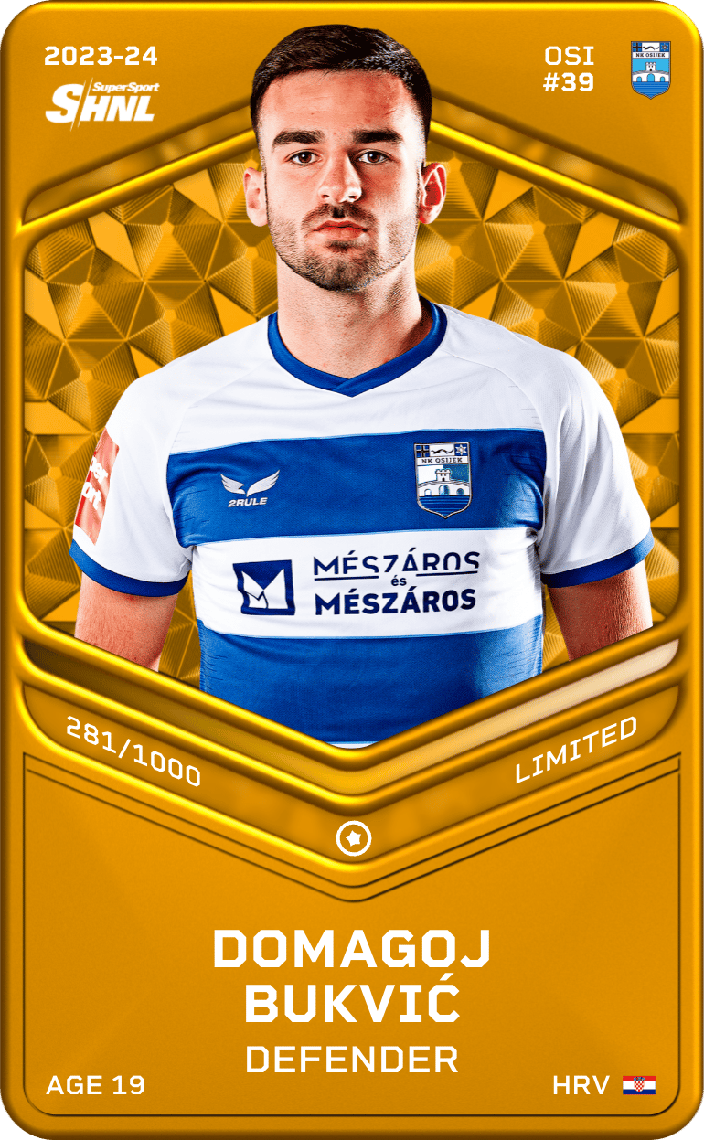 Domagoj Bukvić 2023-24 • Limited 281/1000