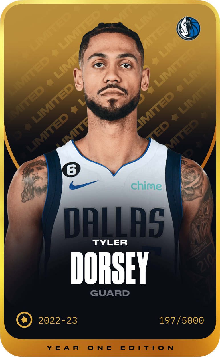 Tyler Dorsey 2022–23 • Limited 197/5000