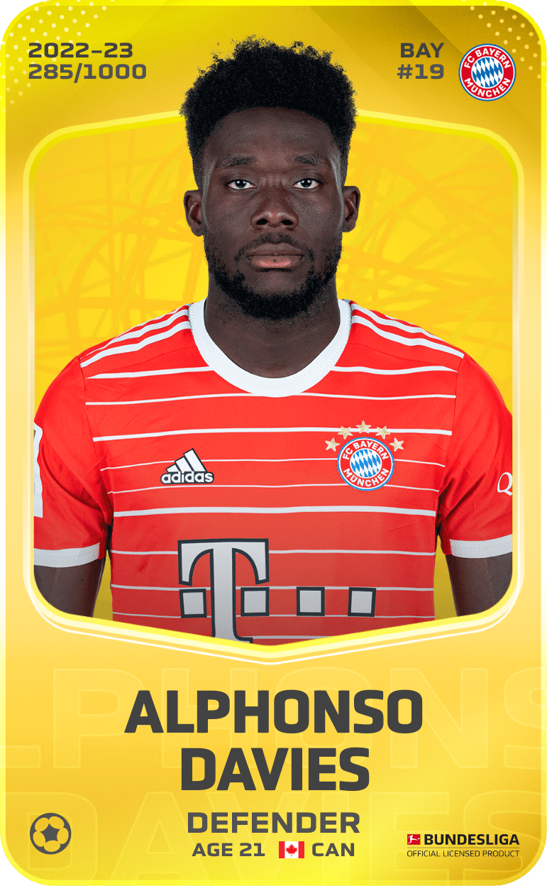 Alphonso Davies 2022-23 • Limited 285/1000