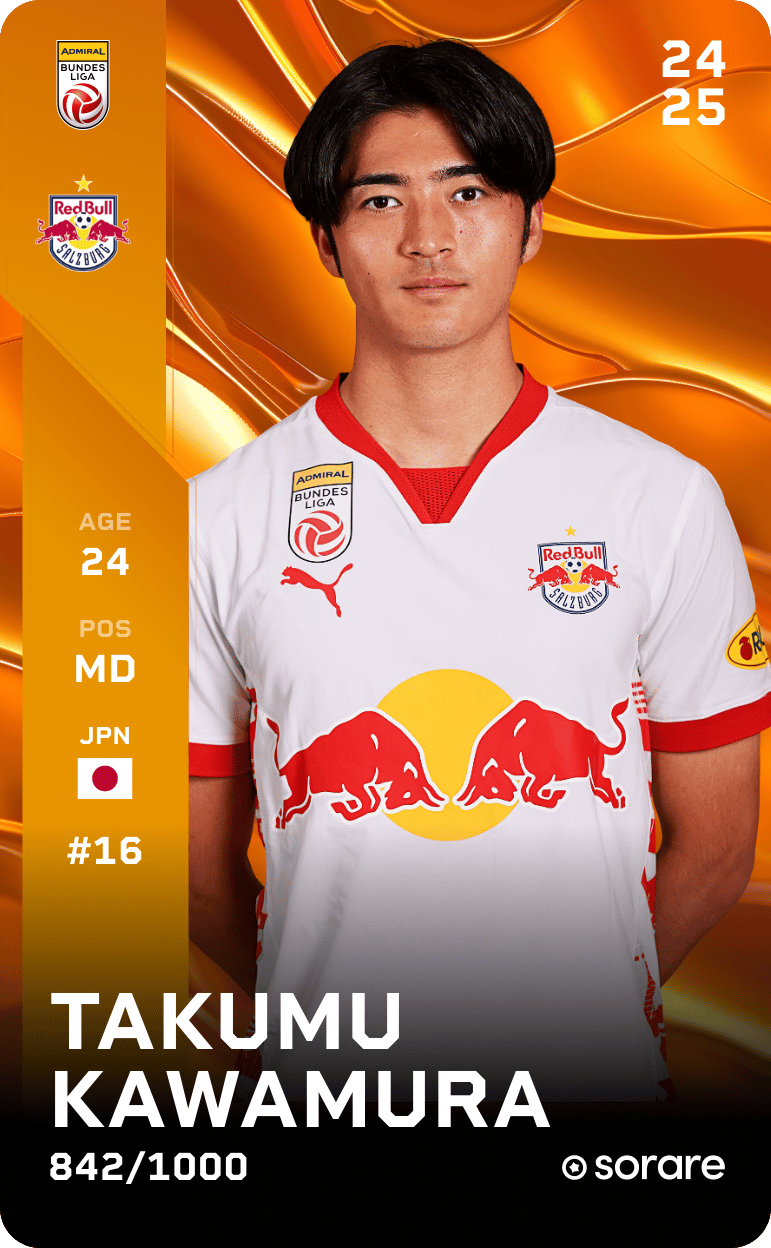 Takumu Kawamura 2024-25 • Limited 842/1000