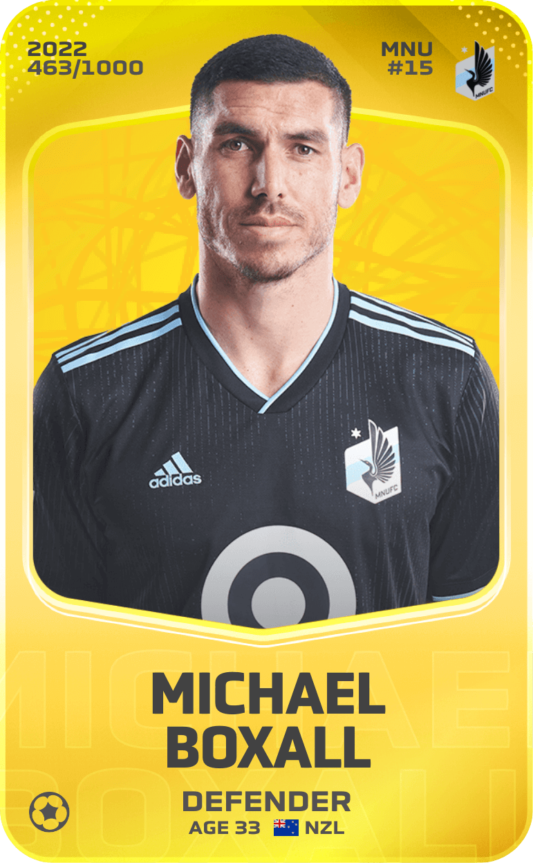 Michael Boxall 2022-23 • Limited 463/1000