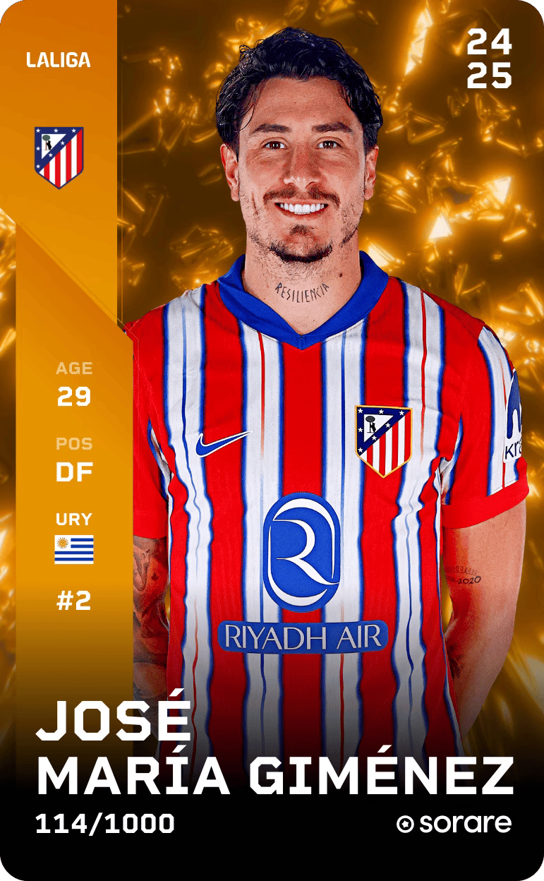 José María Giménez 2024-25 • Limited 114/1000