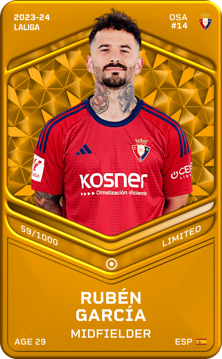 Rubén García 2023-24 • Limited 59/1000