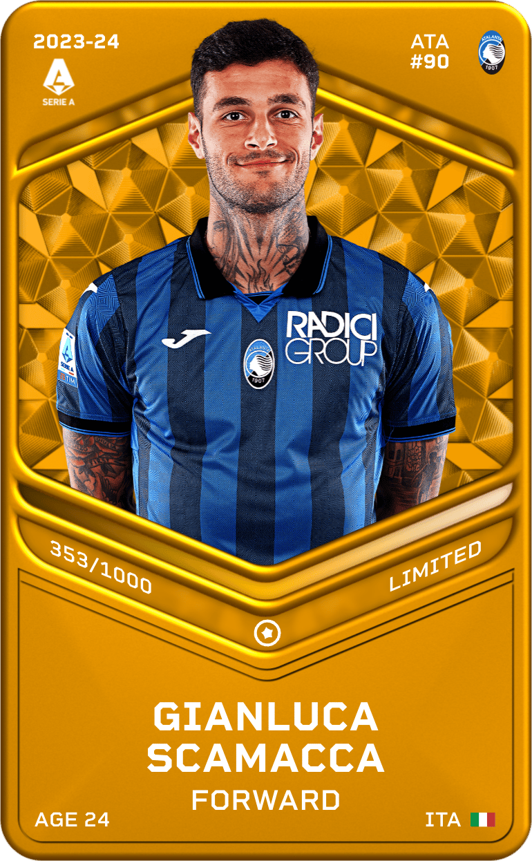 Gianluca Scamacca 2023-24 • Limited 353/1000