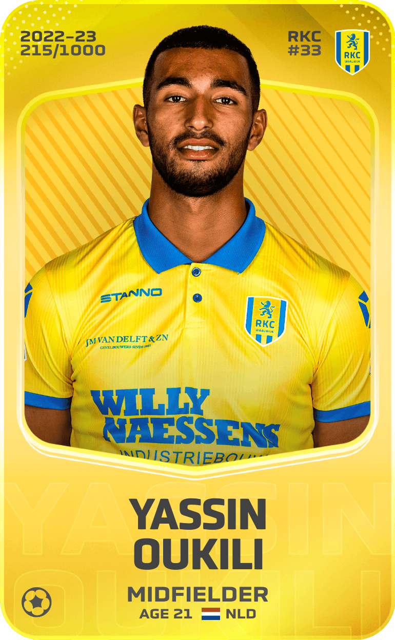 Yassin Oukili 2022-23 • Limited 215/1000