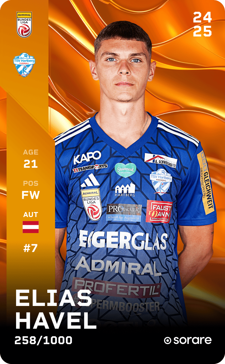 Elias Havel 2024-25 • Limited 258/1000