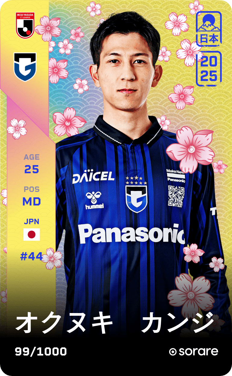 Kanji Okunuki 2025-26 • Limited 99/1000