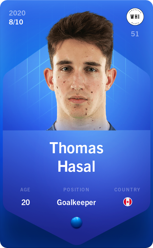 Sorare - Sorare Official - Thomas Hasal 2020-21 • Super Rare 8/10 - NFT # 58140522126962466721612247527335017831707373814585602559424912696764565756517