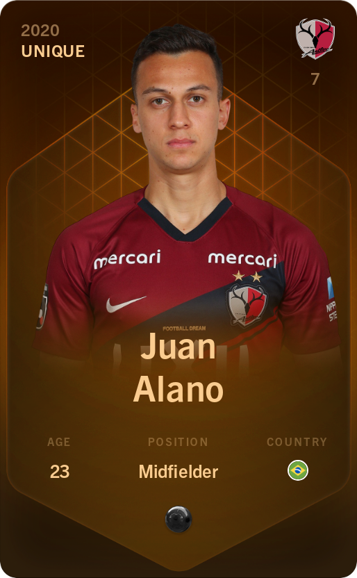 Sorare - Sorare Official - Juan Alano 2020-21 • Unique - NFT # 25809284851995605605237772880553530914358853646706297433817364733307910250132