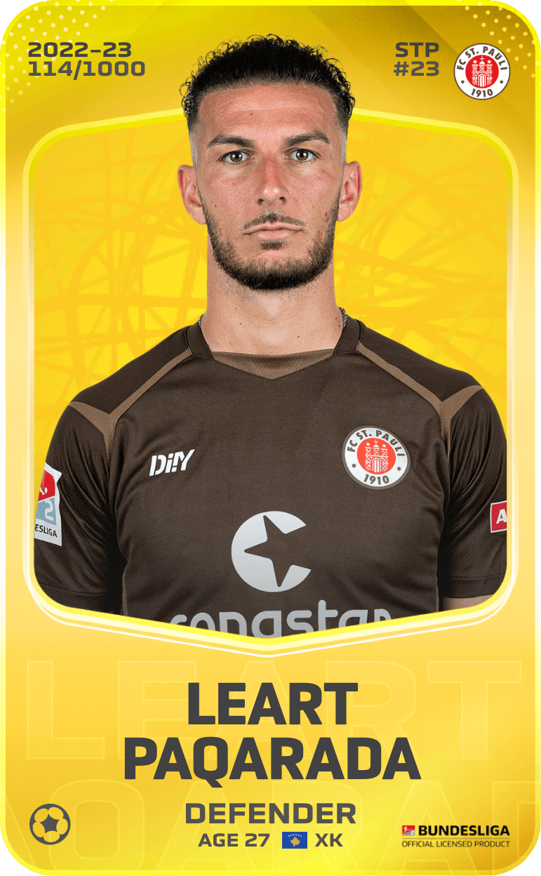 Leart Paqarada 2022-23 • Limited 114/1000
