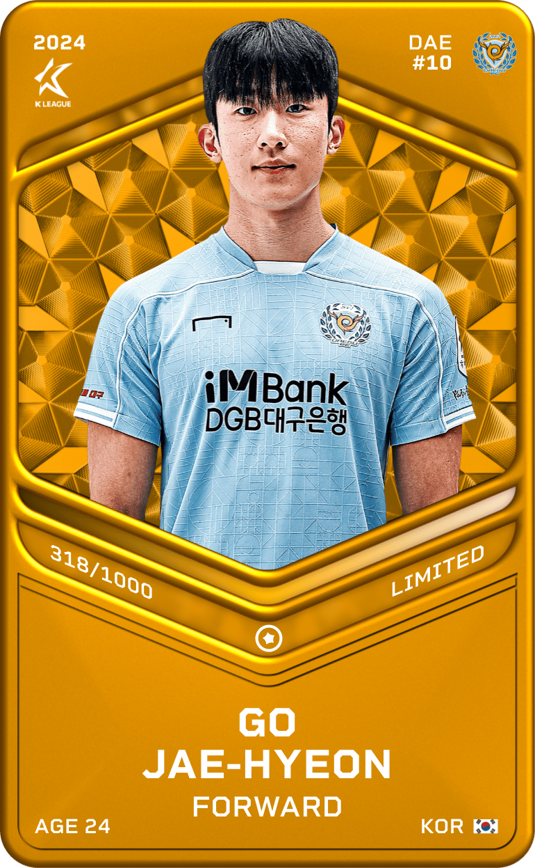 Go Jae-Hyeon 2024-25 • Limited 318/1000