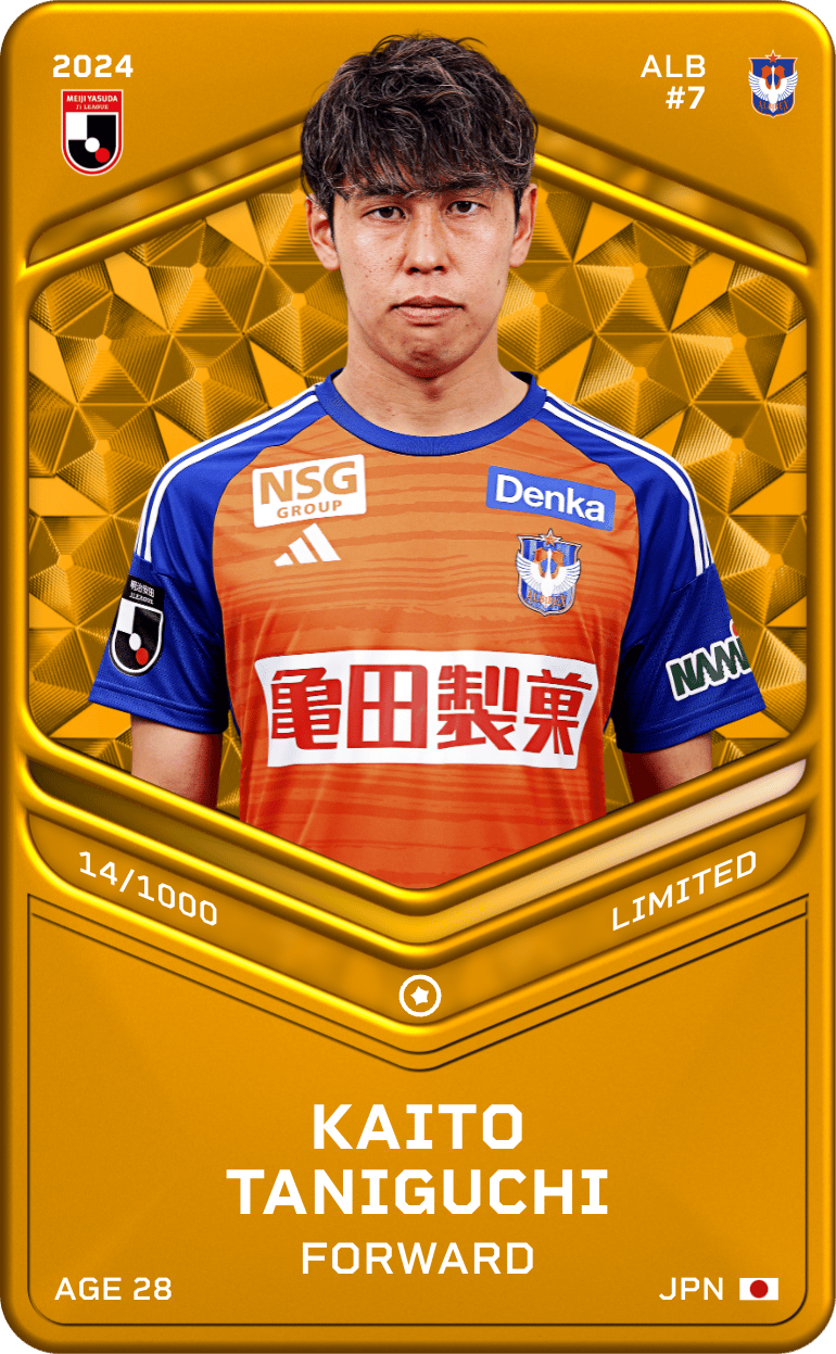 Kaito Taniguchi 2024-25 • Limited 14/1000