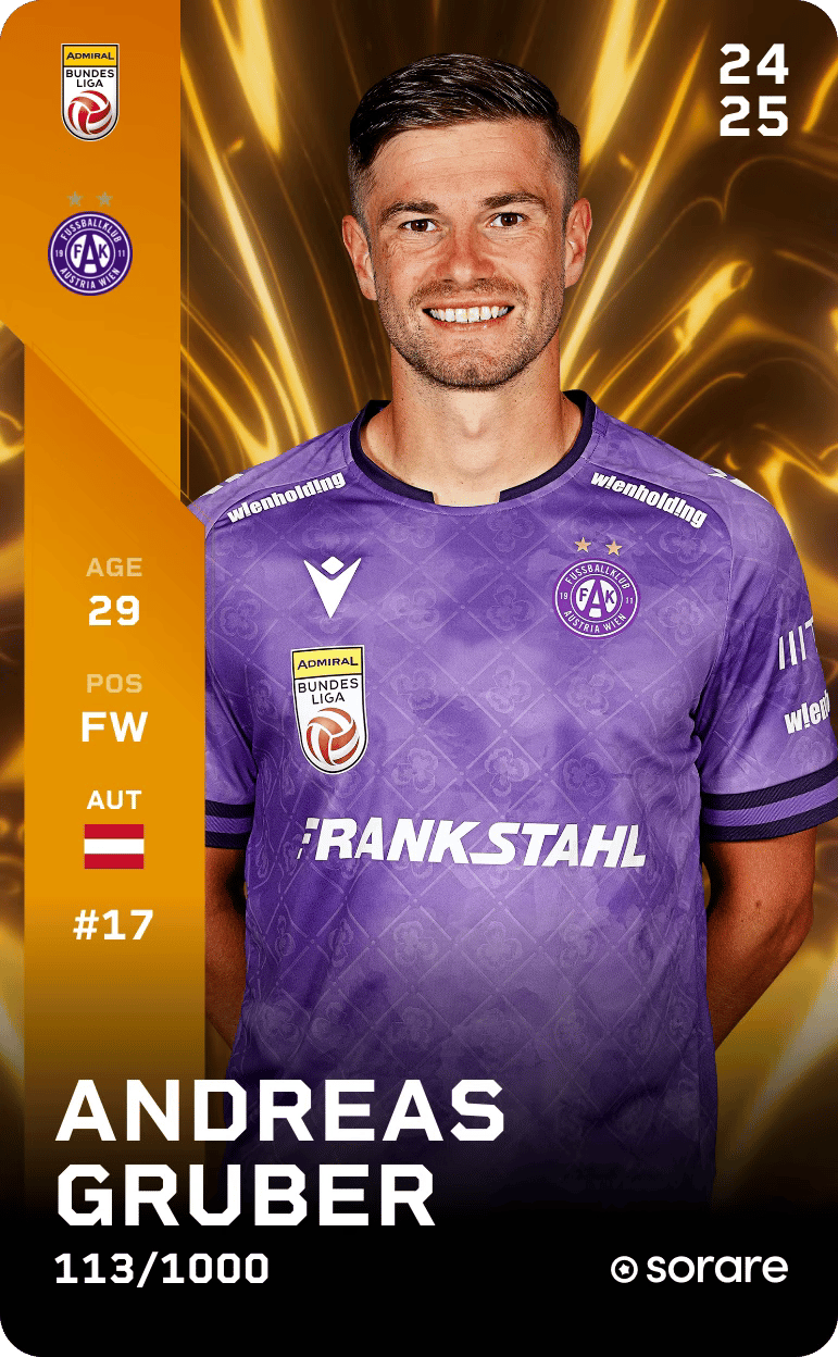 Andreas Gruber 2024-25 • Limited 113/1000