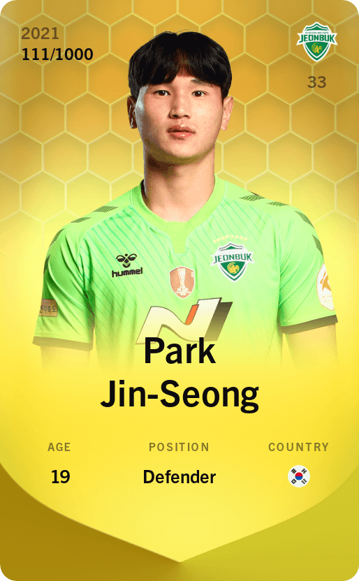 Park Jin-Seong 2021-22 • Limited 111/1000