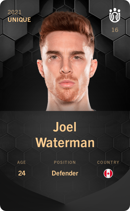 Sorare - Sorare Official - Joel Waterman 2021-22 • Unique - NFT # 53771510823228715405702021626671349345828558476372522019522976868005246110571