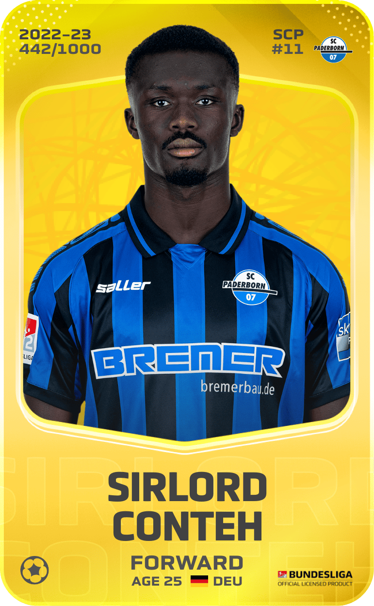 Sirlord Conteh 2022-23 • Limited 442/1000
