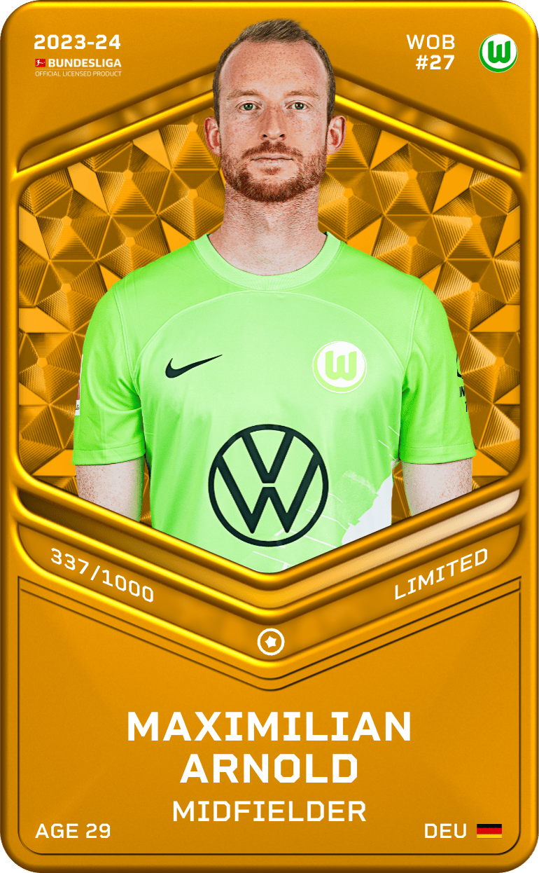 Maximilian Arnold 2023-24 • Limited 337/1000