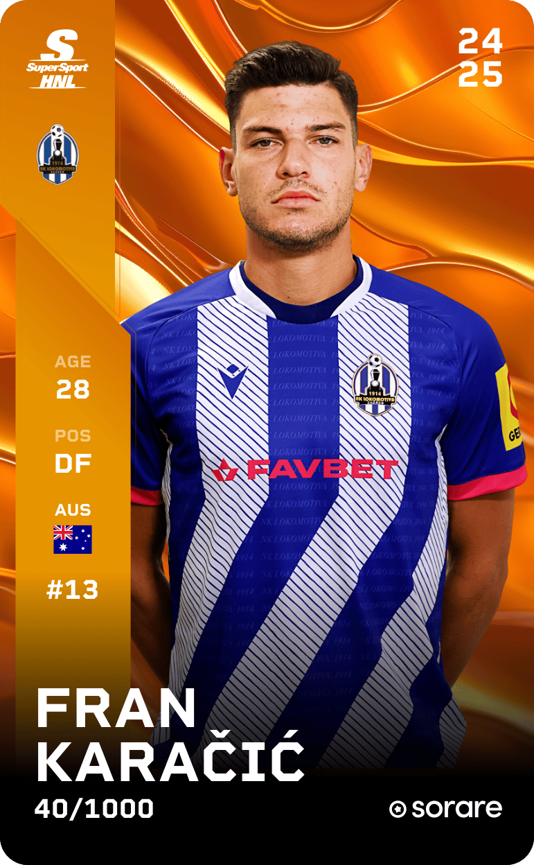 Fran Karačić 2024-25 • Limited 40/1000