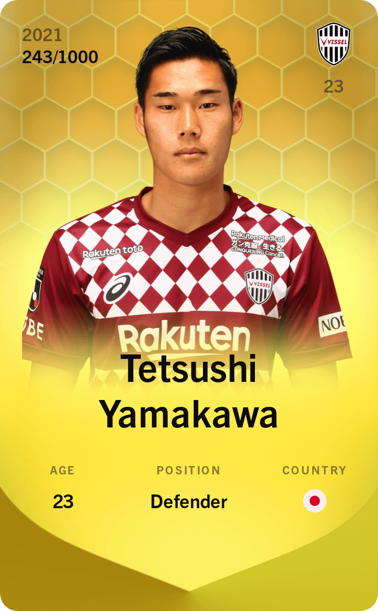 Tetsushi Yamakawa 2021-22 • Limited 243/1000