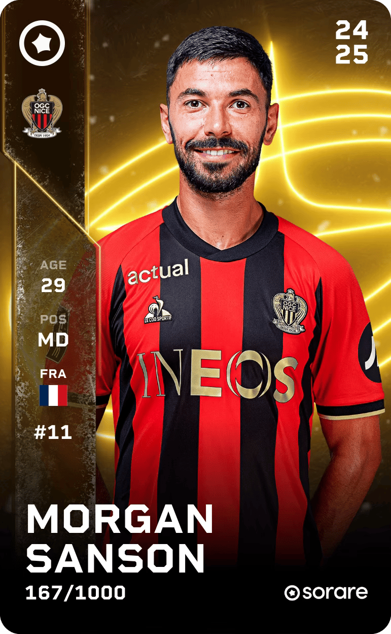 Morgan Sanson 2024-25 • Limited 167/1000