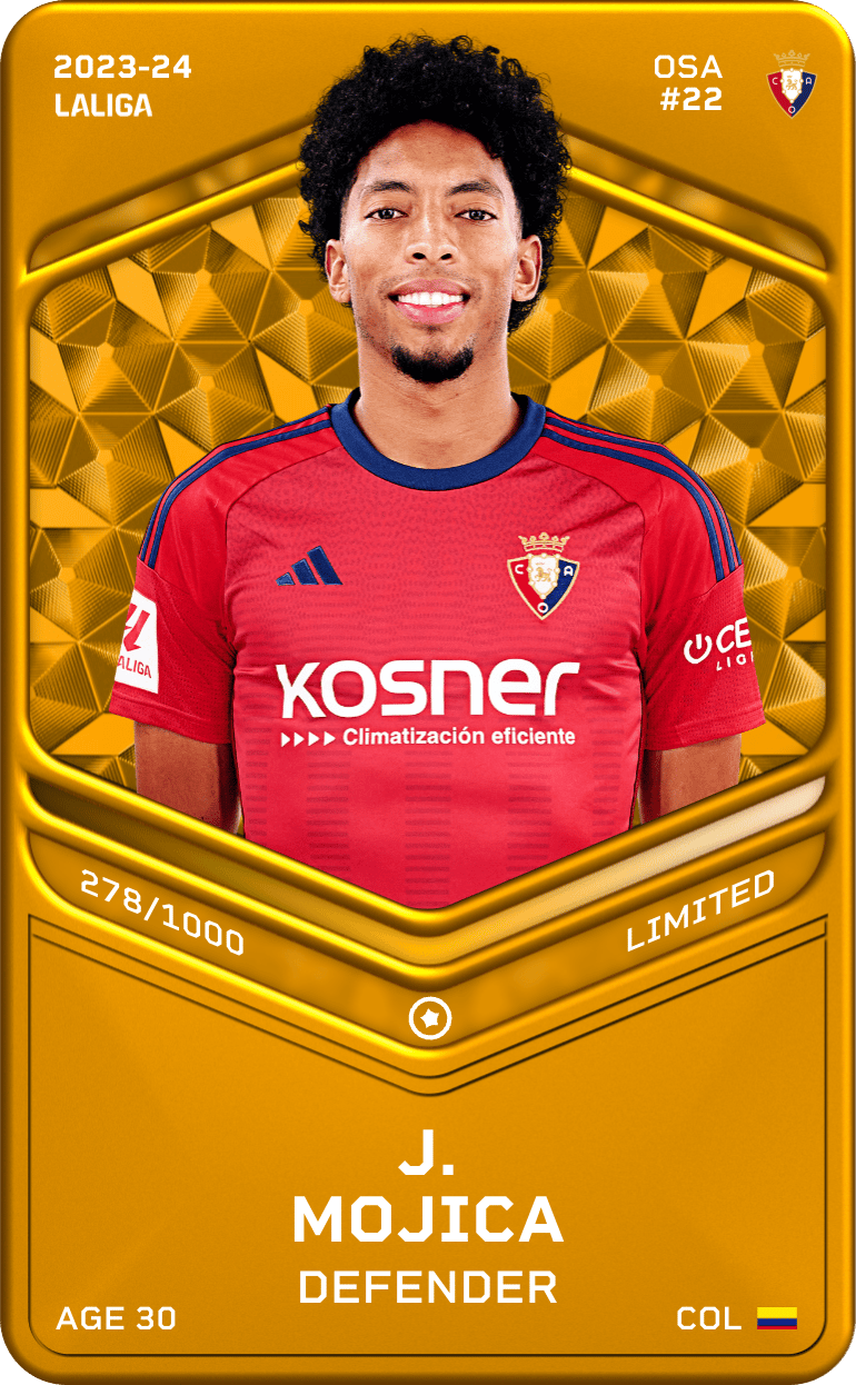 J. Mojica 2023-24 • Limited 278/1000