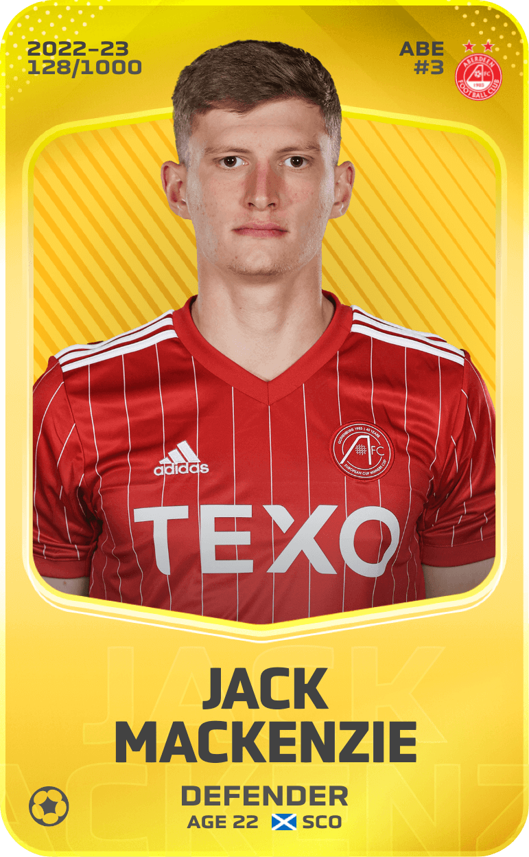 Jack MacKenzie 2022-23 • Limited 128/1000