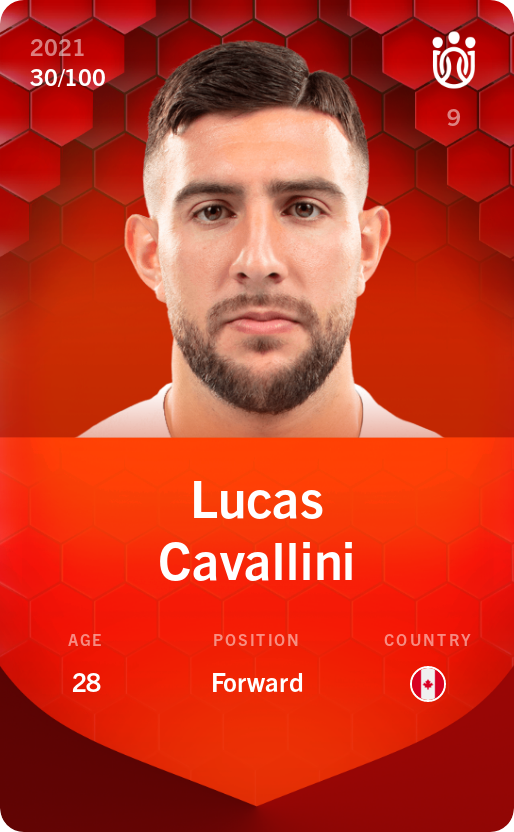 Sorare - Sorare Official - Lucas Cavallini 2021-22 • Rare 30/100 - NFT # 245102859270824910813516335204373771668134239477904749953184822196125538003