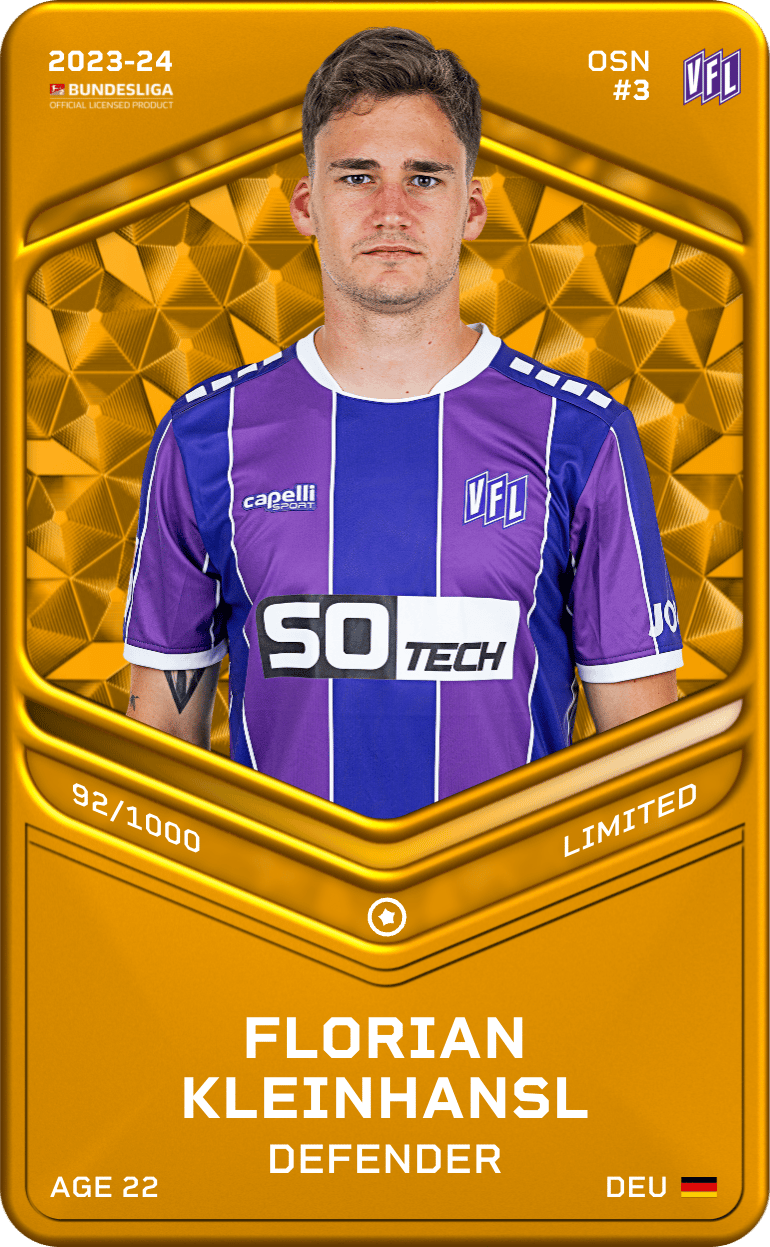 Florian Kleinhansl 2023-24 • Limited 92/1000