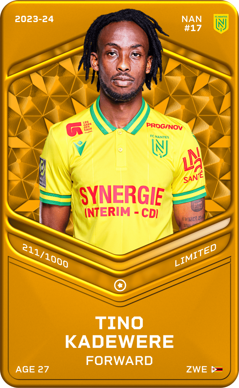 Tino Kadewere 2023-24 • Limited 211/1000