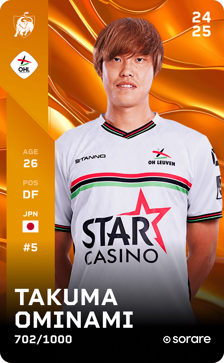 Takuma Ominami 2024-25 • Limited 702/1000