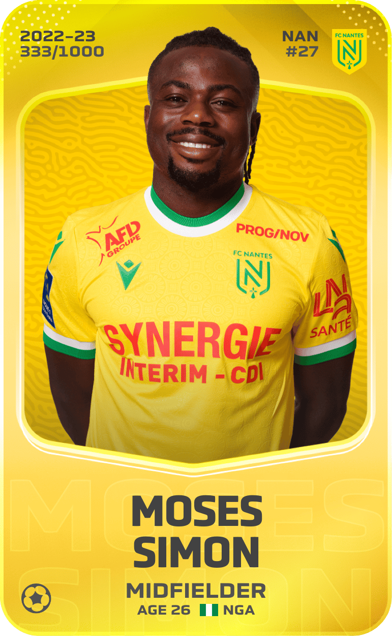 Moses Simon 2022-23 • Limited 333/1000