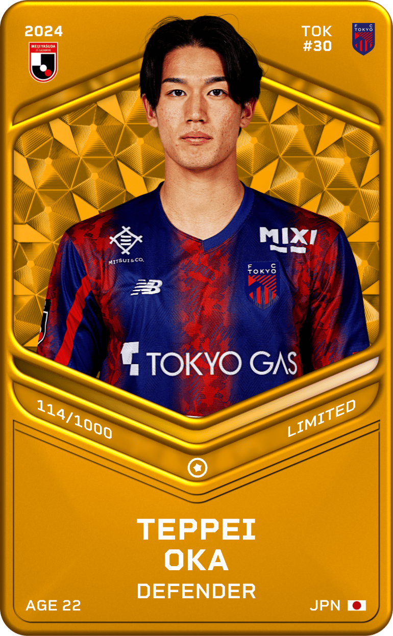 Teppei Oka 2024-25 • Limited 114/1000