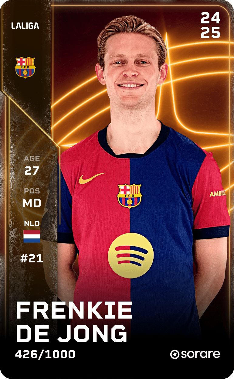 Frenkie de Jong 2024-25 • Limited 426/1000