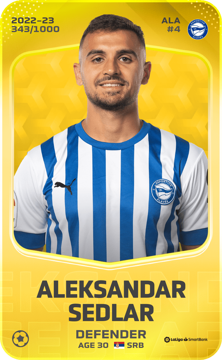 Aleksandar Sedlar 2022-23 • Limited 343/1000