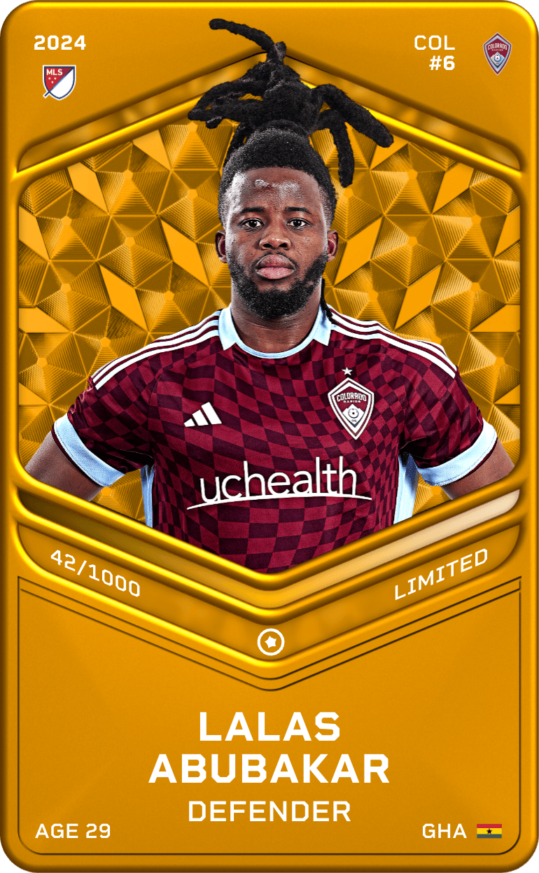 Lalas Abubakar 2024-25 • Limited 42/1000