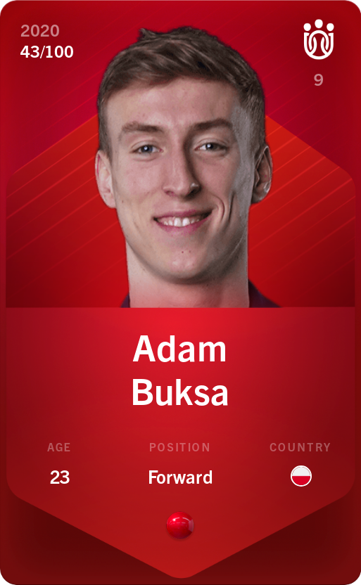 Sorare - Sorare Official - Adam Buksa 2020-21 • Rare 43/100 - NFT # 94735869467346434793098923775740794455445950067185499980777960052020240407998