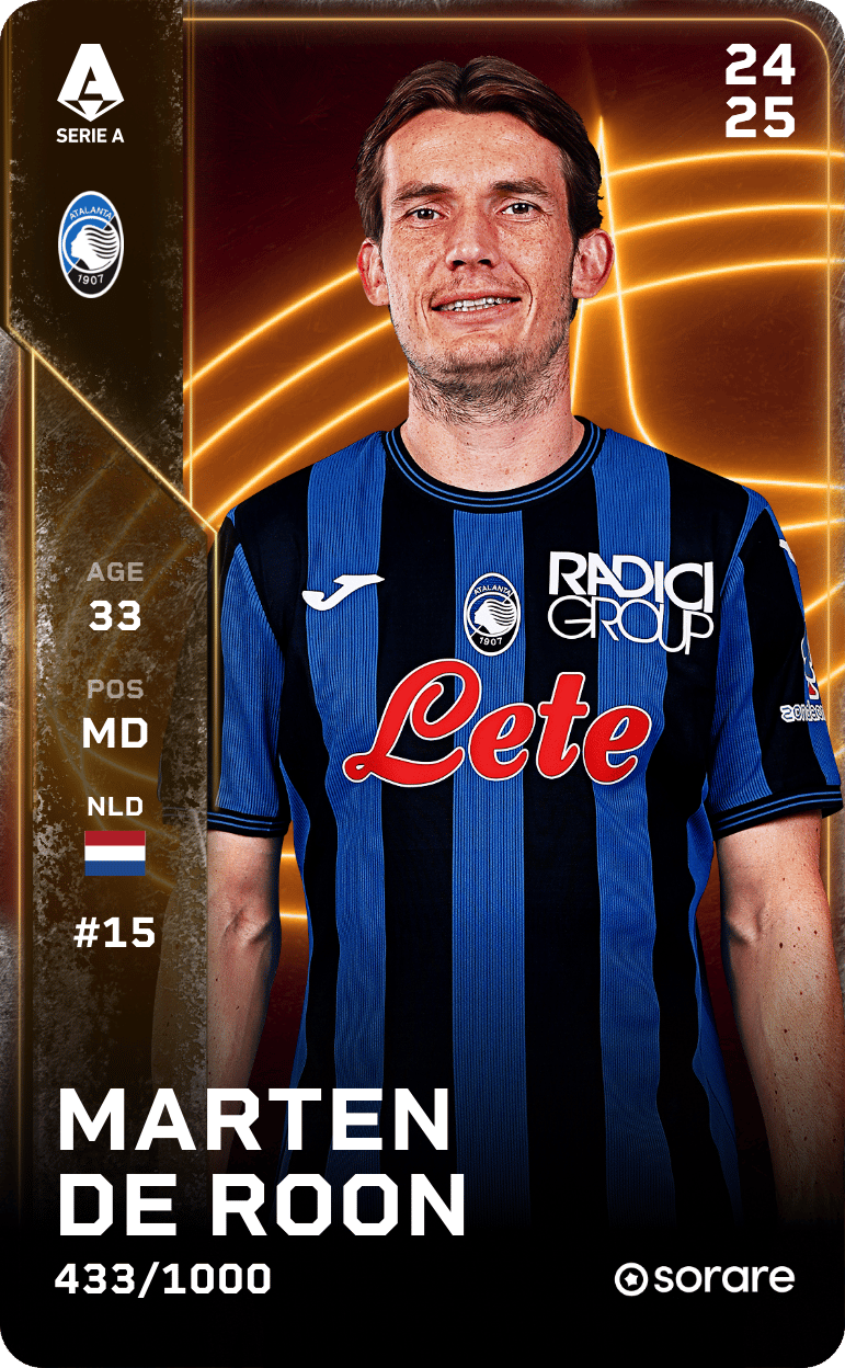 Marten de Roon 2024-25 • Limited 433/1000
