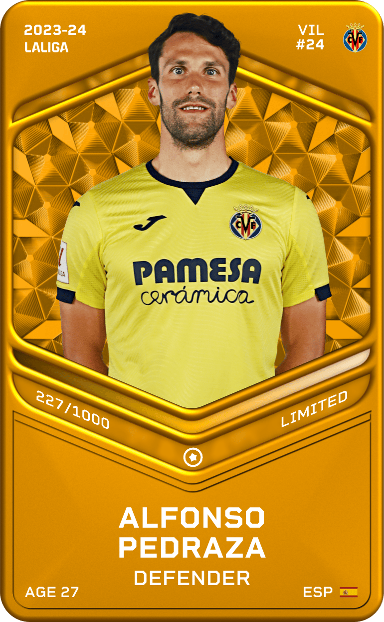 Alfonso Pedraza 2023-24 • Limited 227/1000