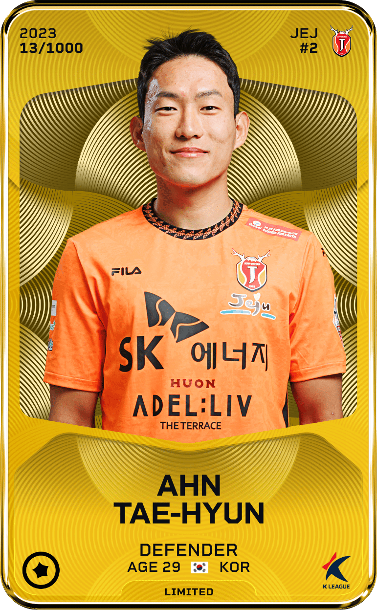 Ahn Tae-Hyun 2023-24 • Limited 13/1000