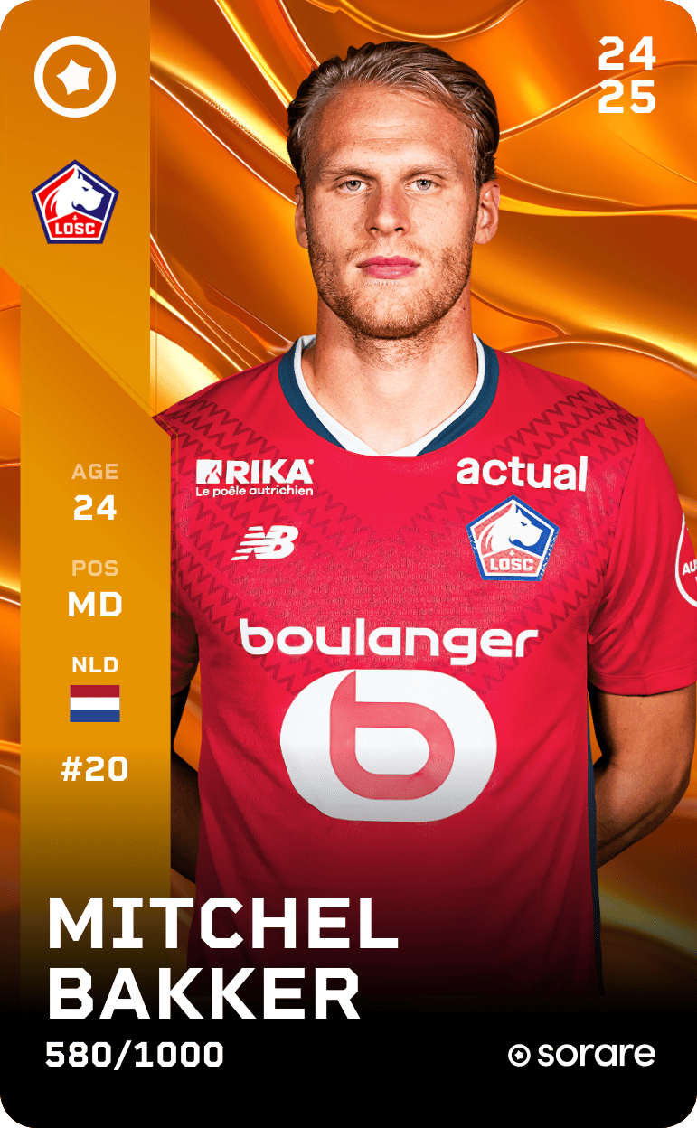 Mitchel Bakker 2024-25 • Limited 580/1000